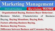 Business Buyer Behaviour, business buying process, Factors affecting, Marketing Management, dwivedi