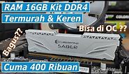 RAM TERMURAH 16GB Kit DDR4 3200MHz Tampil Keren | Review RAM Cube Gaming SABER