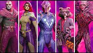 Marvel's Guardians of The Galaxy - ALL Characters Skins (Outfits)