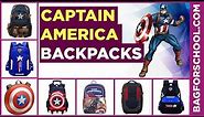 Captain America Backpacks: 🎞️ 20+ Best Captain America Backpack Collection 🎞️