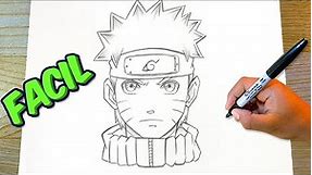 Cómo Dibujar a Naruto Paso a Paso con Lápiz - Tutorial Fácil para Principiantes