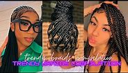 2022~💜✨Cute Braid hairstyles compilation✨💜