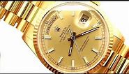 18K Gold Rolex President Day-Date 118238 (Tony Soprano Watch)