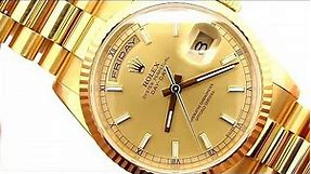 18K Gold Rolex President Day-Date 118238 (Tony Soprano Watch)