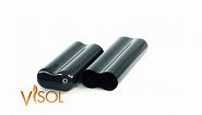 Visol Products VCASE499 Night' Real Carbon Fiber Cigar Case