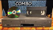 VCR and DVD together — Combo version for VHS and DVDs