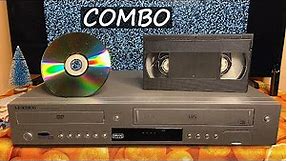 VCR and DVD together — Combo version for VHS and DVDs