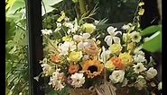 WYI Rattan Flower Basket, Handmade Wicker Planter Basket with Plastic Liner & Handle, Woven Storage Basket for Home Wedding Garden Decoration, Brown,S(445MWRMURZRG2O2814UOR)