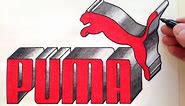 How to Draw the PUMA Logo in 3D - Best on Youtube