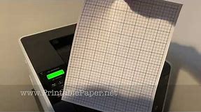 Printable Graph Paper - How To Print Grid Paper from your computer for free