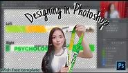 How to design a lanyard in Photoshop (printed finished product shown)