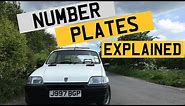 UK Number Plates Explained