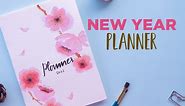 New Year Planner | Watercolor painting Ideas | DIY New Year Crafts