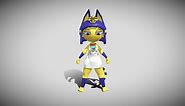 Ankha ("Zone" version) - 3D model by hamster_ruso