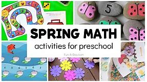 35  Spring Math Activities for Preschool