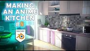 Making an Anime Kitchen in Blender #8 - Small Objects