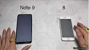 Redmi Note 9 vs iPhone 8. Speed test
