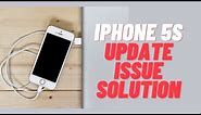 how to update iPhone 5s manually iTunes