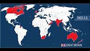 Rise and fall of the British Empire - In Map Every Year