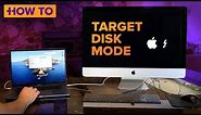 Free up space! Turn any Mac into an external hard drive with Target Disk Mode