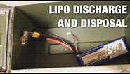 How to Discharge and Dispose of LiPo Batteries