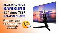 Review Monitor Samsung T35F 24 pulgadas - ¿El monitor ideal? (LF24T350FHLCZB)
