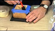 Flocking the One Piece Boxes - A woodworkweb.com woodworking video