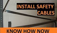 How to Install a Garage Door Safety Cable