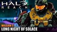 Halo Reach MCC PC Walkthrough - Mission 5 LONG NIGHT OF SOLACE (Sub ITA)