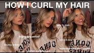 HOW I CURL MY HAIR 2021 *quick & easy, long lasting, HIGHLY requested!!*