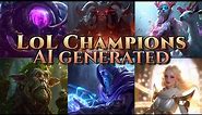 Every League of Legends champion but they're AI generated