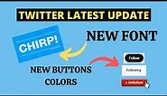 New Twitter Font - Chirp Font - Twitter Font Change - Twitter Latest Update