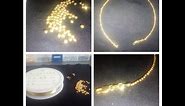 Making a Gold Bead Bracelet 02.(Jewellery)