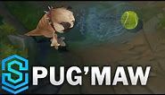 Pug'Maw (Pug/Doggo Kog'Maw) Skin Spotlight - Pre-Release - League of Legends