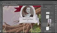 Learn how to use and edit Family Tree template in Photoshop
