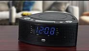 Jensen JCR-390 Stereo Compact Disc Player with AM/FM Digital Dual Alarm Clock Radio