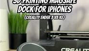 3D Printed Magsafe Dock for iPhones🤍 #apple #iphone #appleproduct #diy #3dprinting #3dprinter #tech