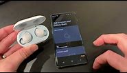 Samsung Galaxy Buds Quick Pairing Process Demo