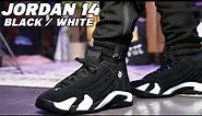 Air Jordan 14 Black White Review and On Foot