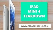 How to Disassemble/Tear down the iPad Mini 4 for Screen, Battery, Charging Port Replacement