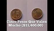 Moneda $5 Pesos 1985,1987,1988 Moneda Mexicana / Mexican Coin / Mexicaanse valuta / proof