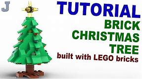 LEGO Brick Christmas Tree How To Tutorial