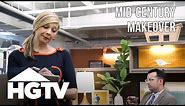Midcentury Modern Cubicle Makeover | HGTV