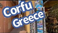Cruise Port Corfu Greece is the BEST Greek Island to visit - walk and shop with me