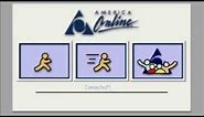 AOL 1998 Dial Up internet connection