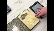 Kindle Paperwhite Hardback Book Cases Fitting Video