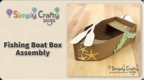 Fishing Boat Box Assembly - 3D SVG File