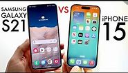iPhone 15 Vs Samsung Galaxy S21! (Comparison) (Review)