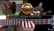 One in a Million Guitar Lesson - Guns N' Roses