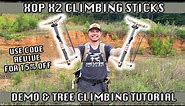 XOP X2 CLIMBING STICKS & TREE CLIMBING TUTORIAL with XOP RETROGRADE